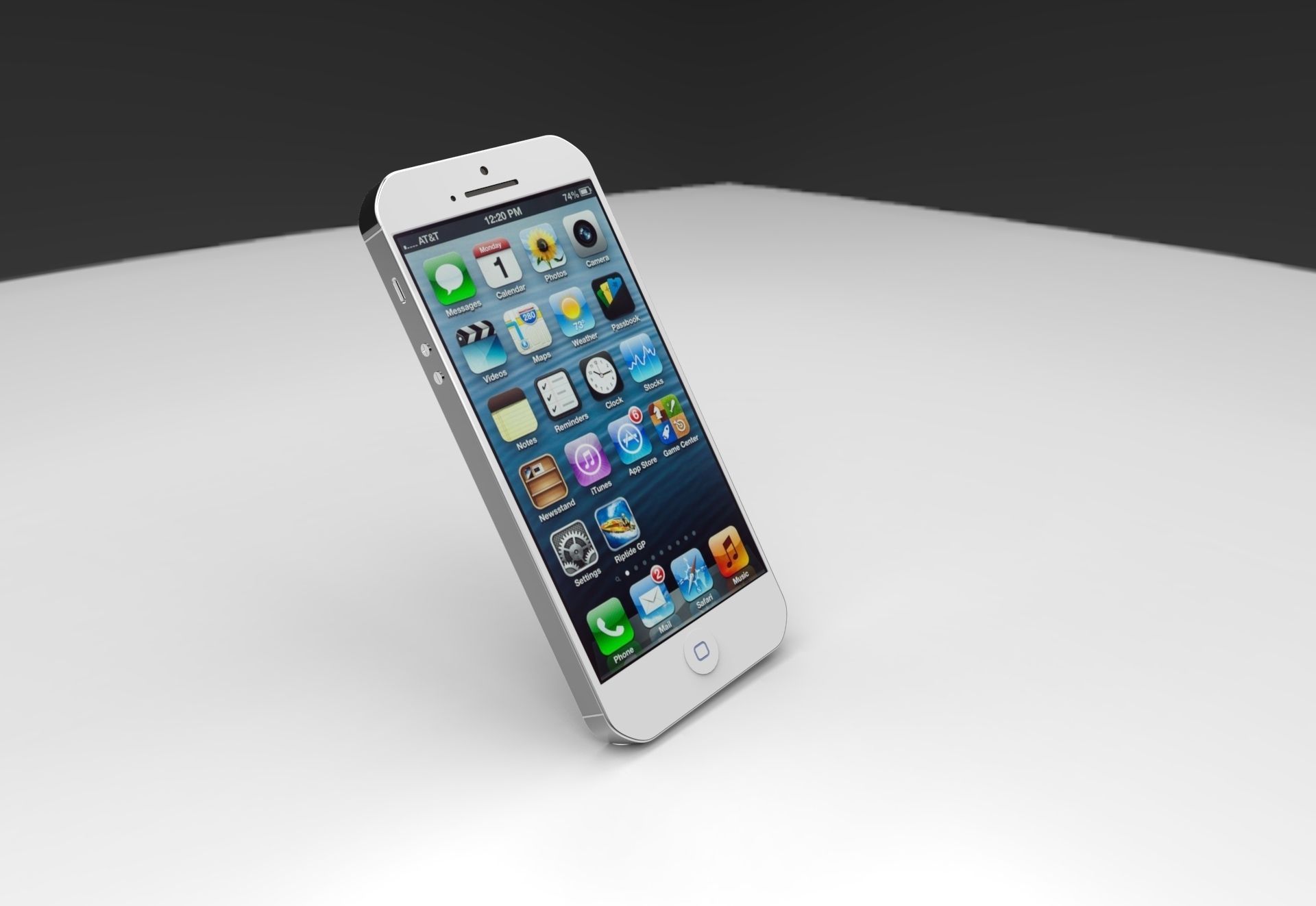 i phone 5 iphone - iphone Free 3D model_4