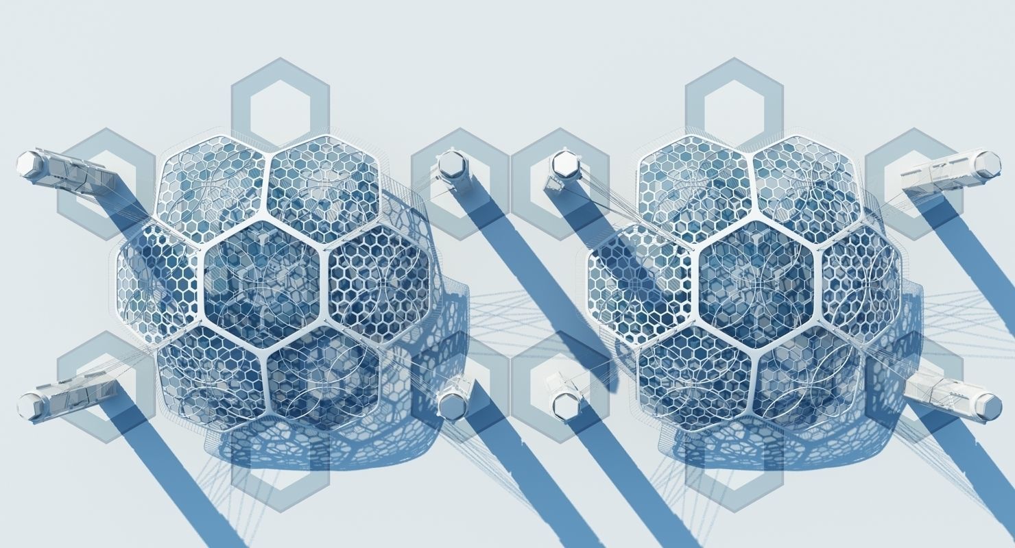 Futuristic Architectural Structure 15 3D model_10