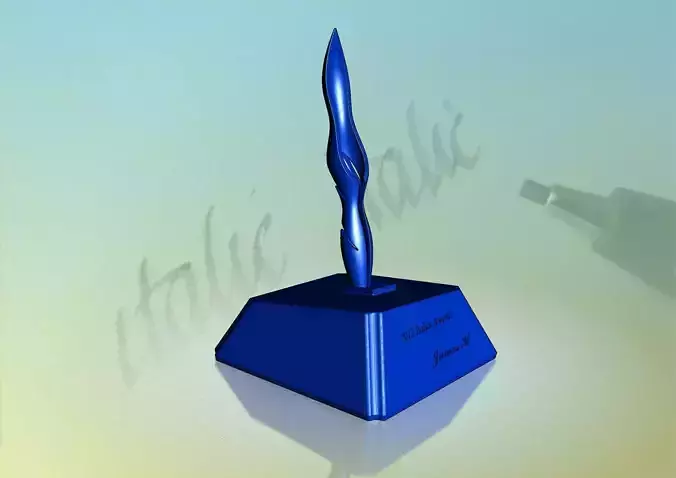 Italics Winner Trophy 1 Free 3D model