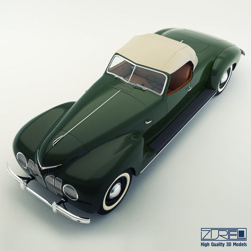 ZIS 101a sport 3D model