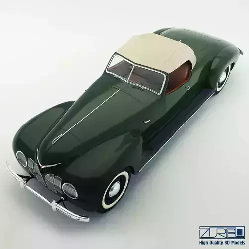 ZIS 101a sport 3D model