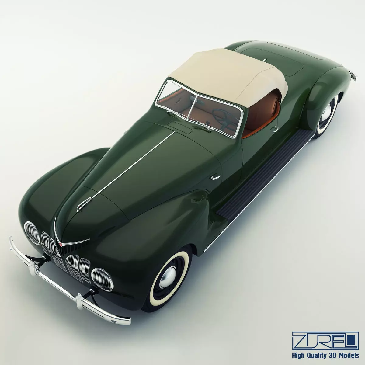 ZIS 101a sport 3D model_0