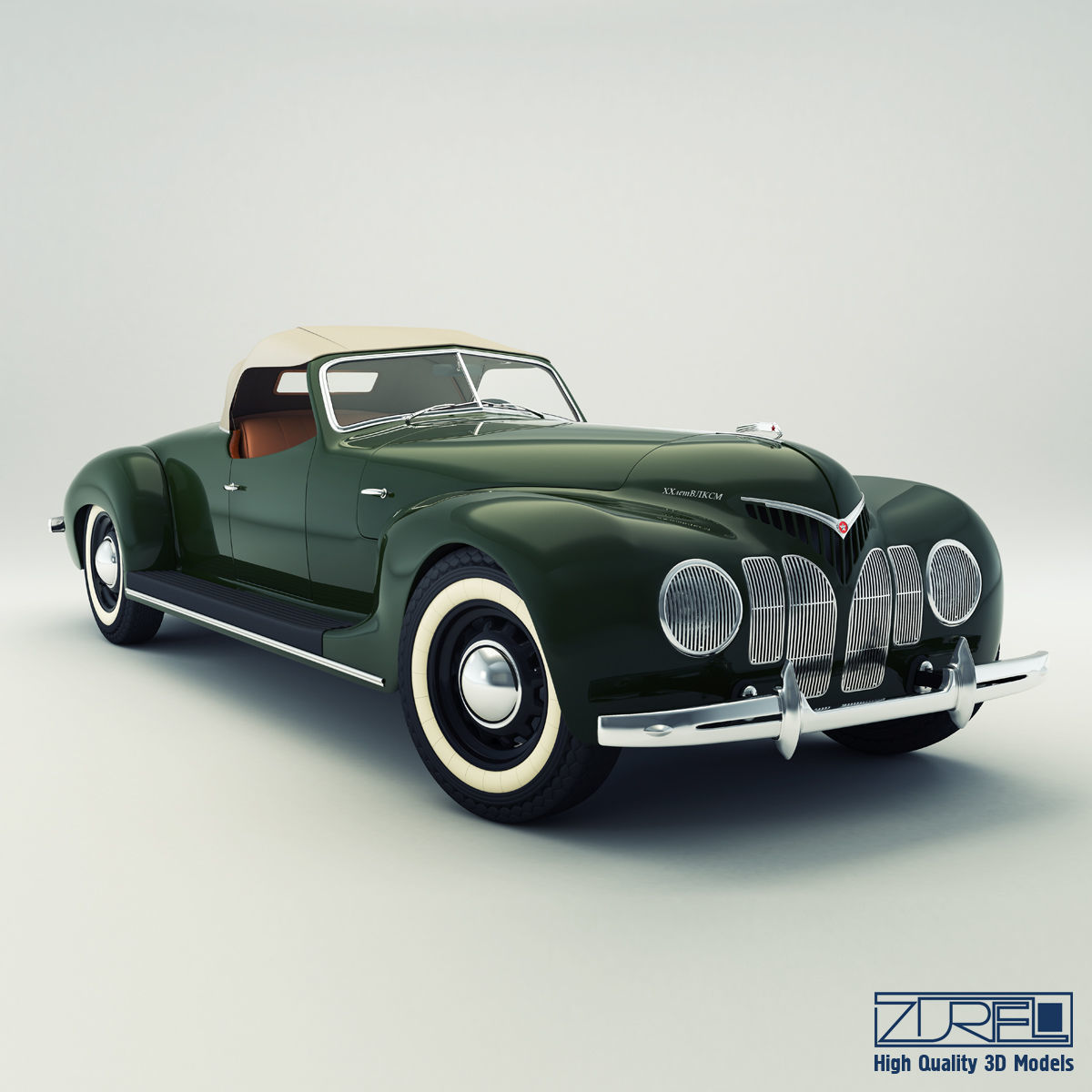 ZIS 101a sport 3D model_2