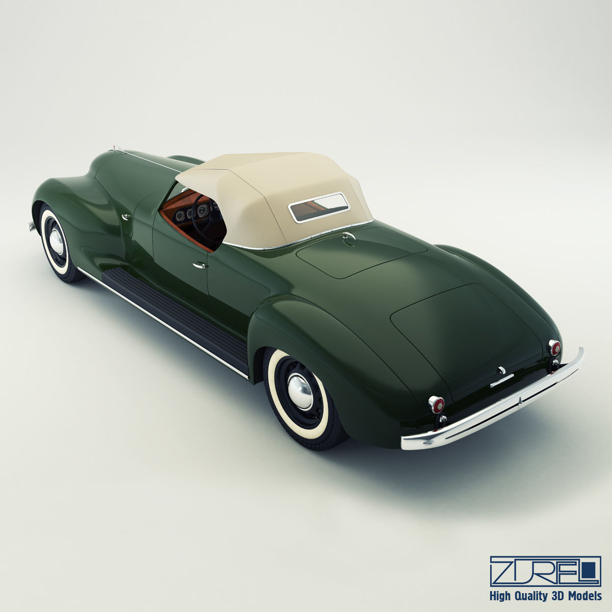 ZIS 101a sport 3D model_5