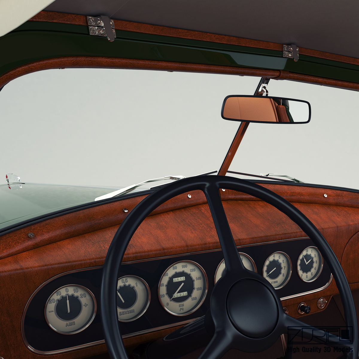 ZIS 101a sport 3D model_17