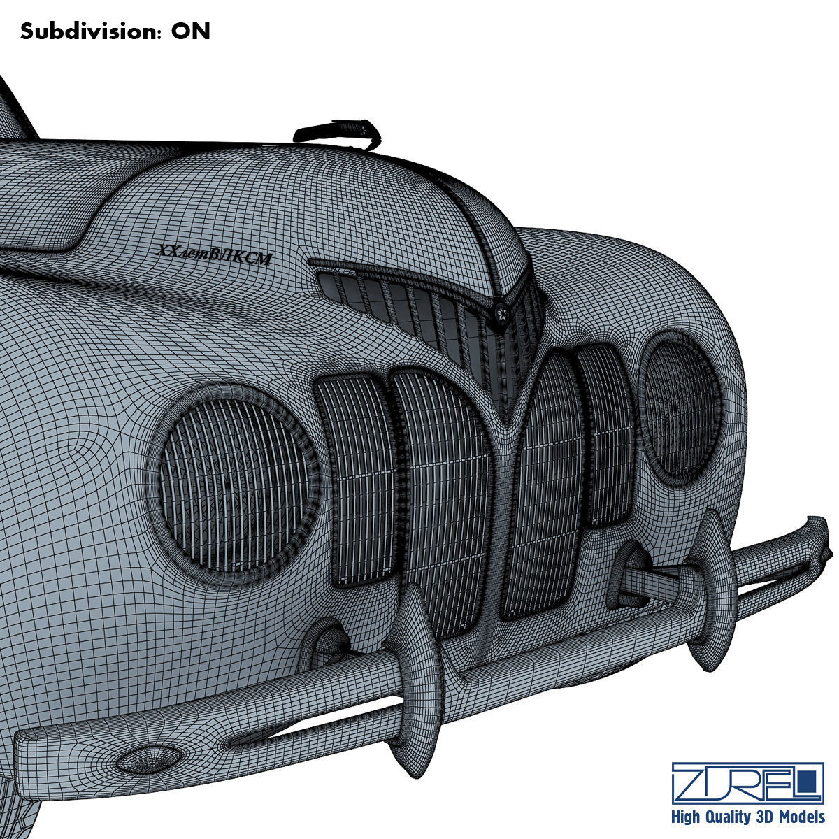 ZIS 101a sport 3D model_35