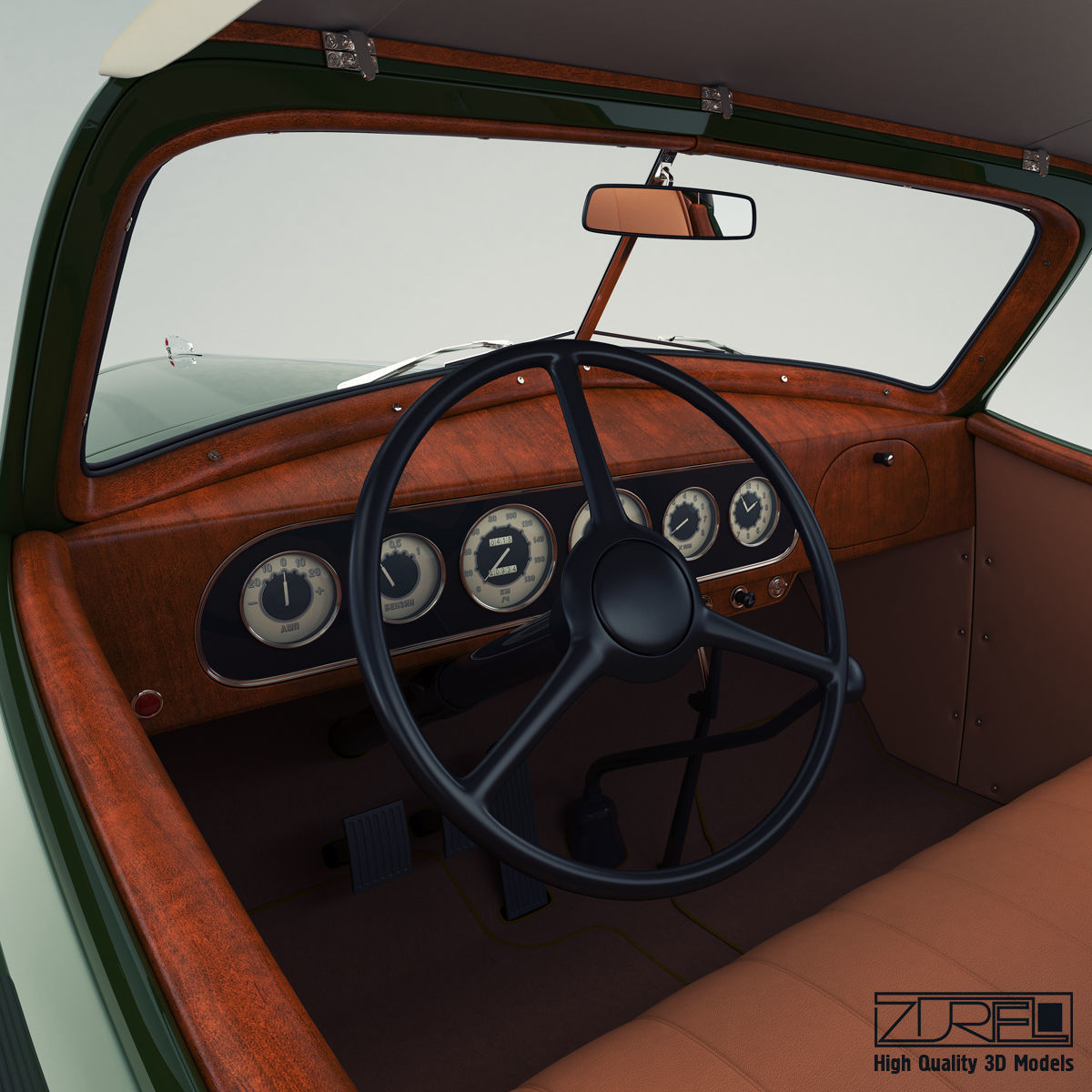 ZIS 101a sport 3D model_16
