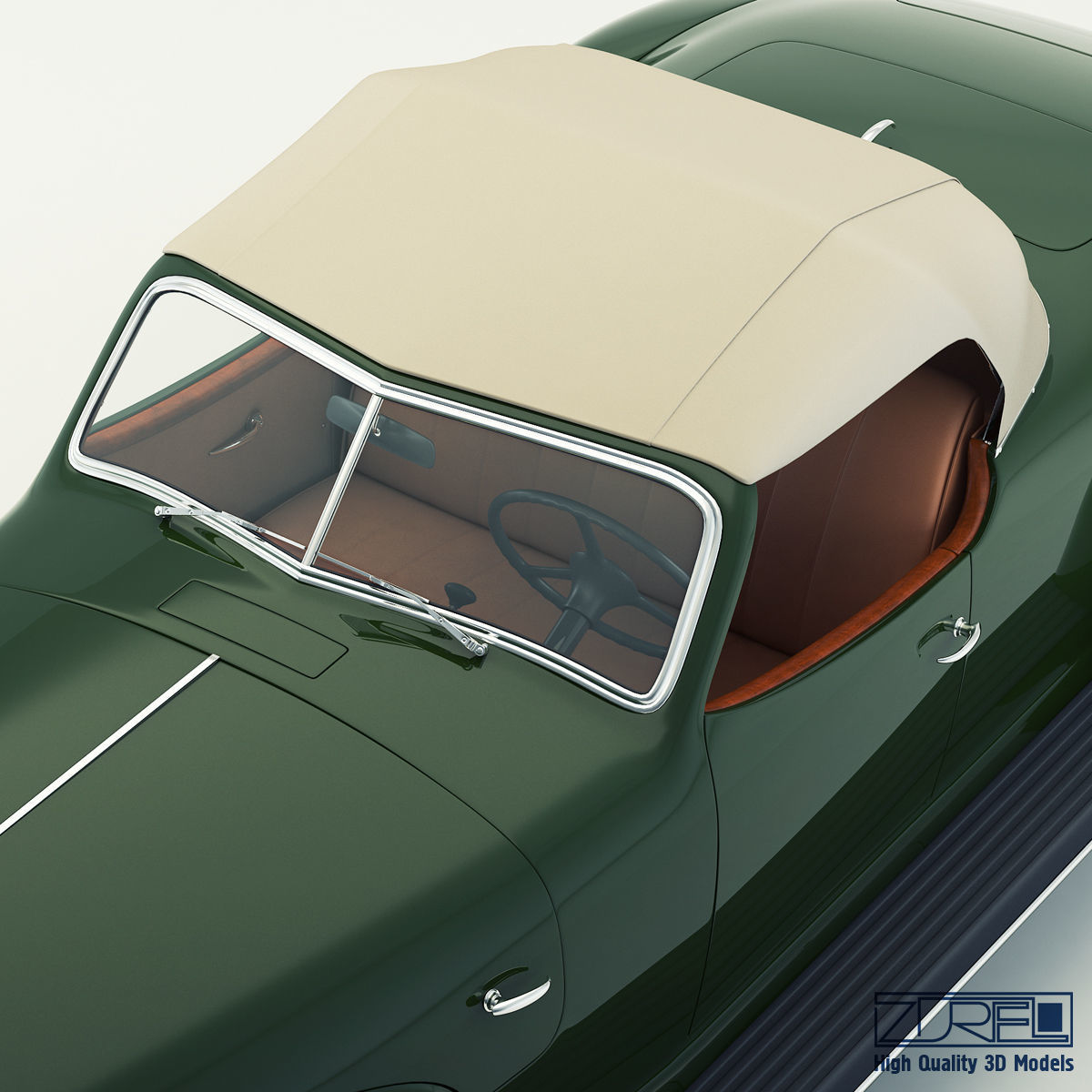 ZIS 101a sport 3D model_9