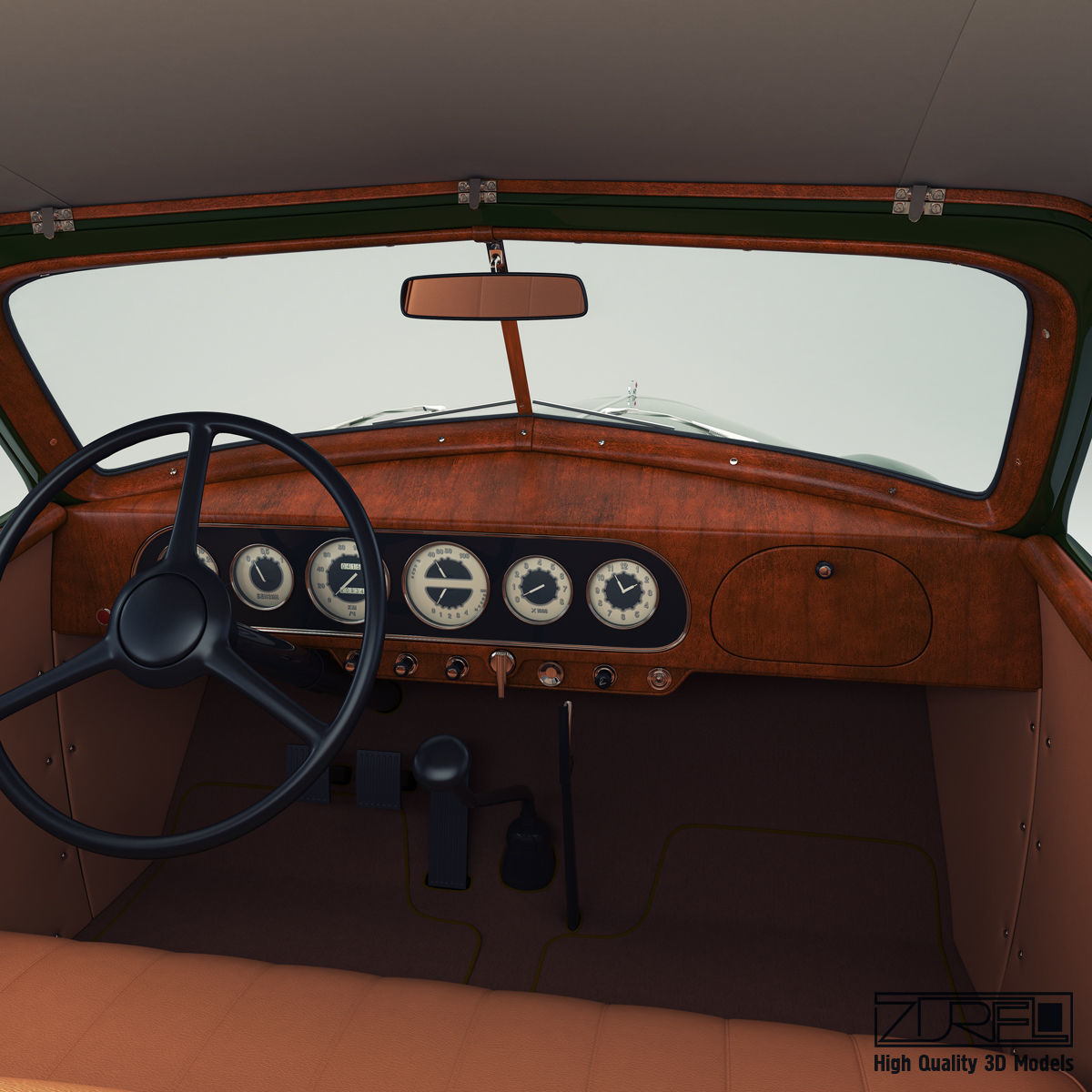 ZIS 101a sport 3D model_14