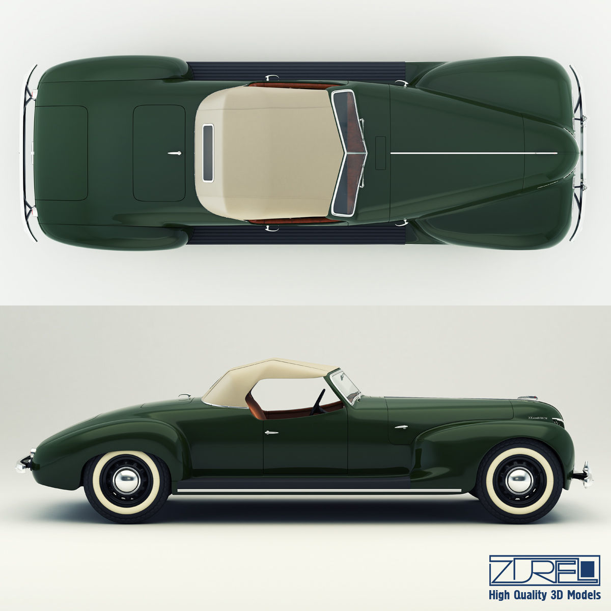 ZIS 101a sport 3D model_8