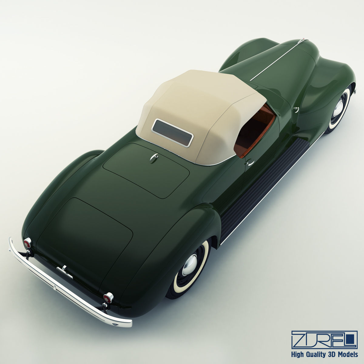 ZIS 101a sport 3D model_1