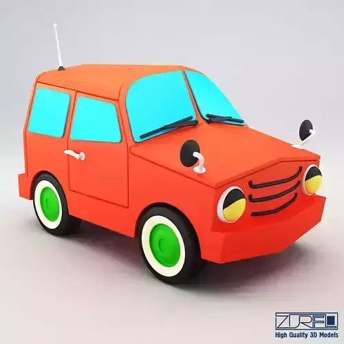 SUV v 1 orange toy car
