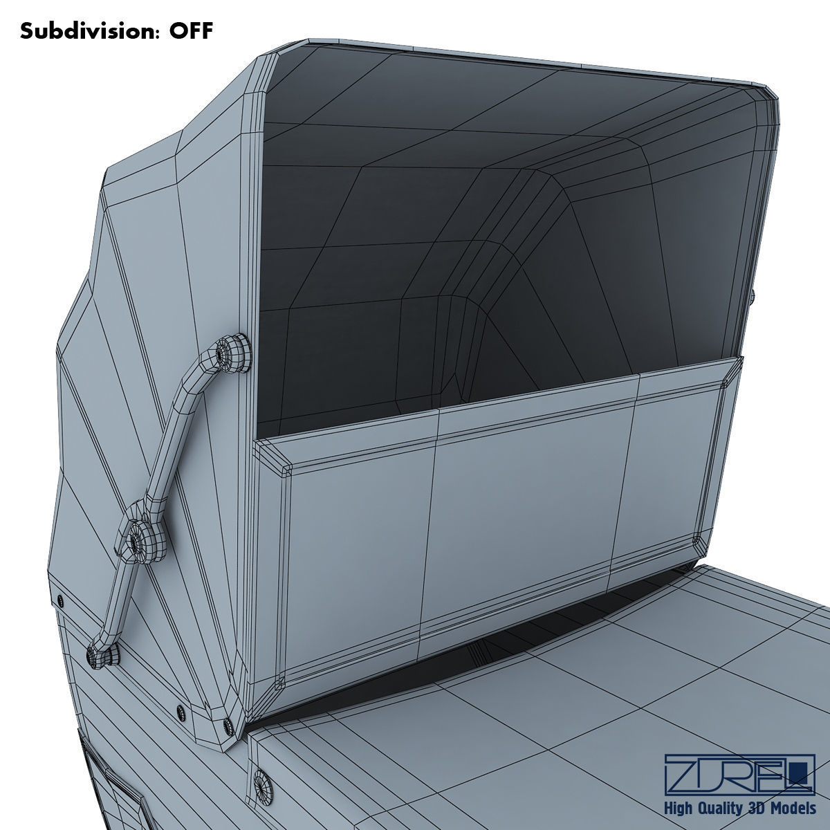 Pram retro 3D model_18