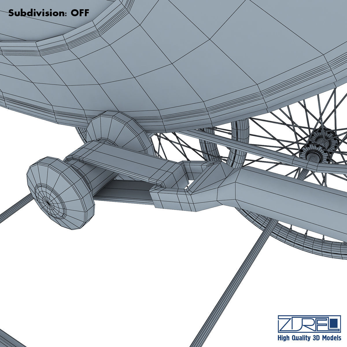 Pram retro 3D model_22