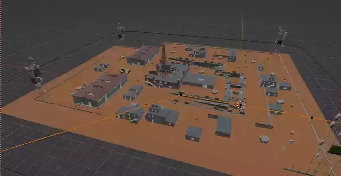 BootCamp power station in desert