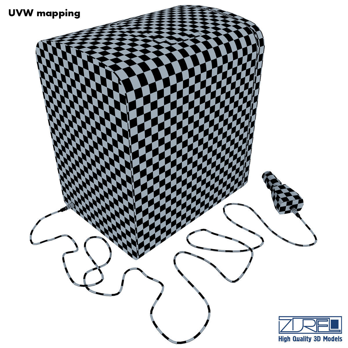 Mini fridge 3D model_29