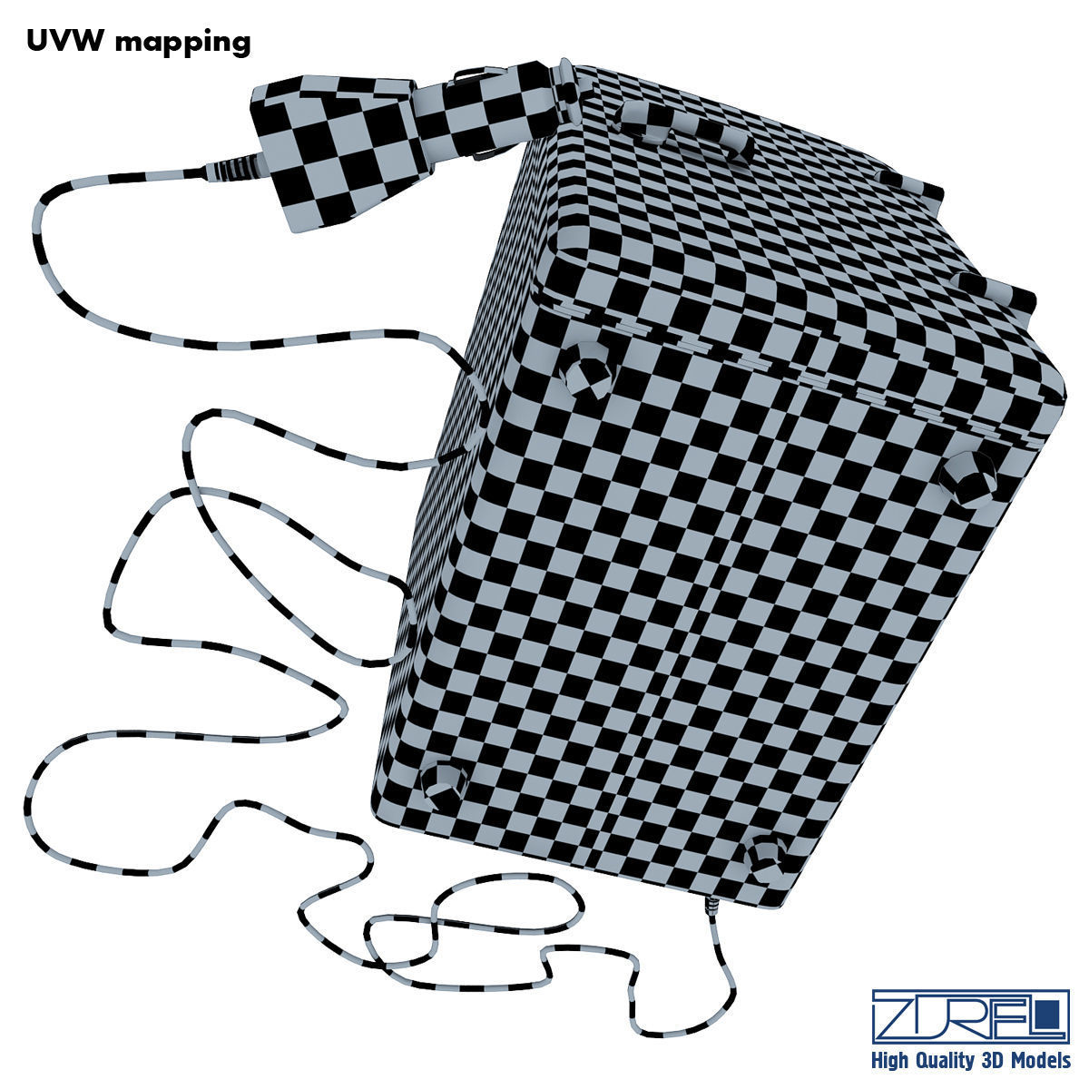 Mini fridge 3D model_30