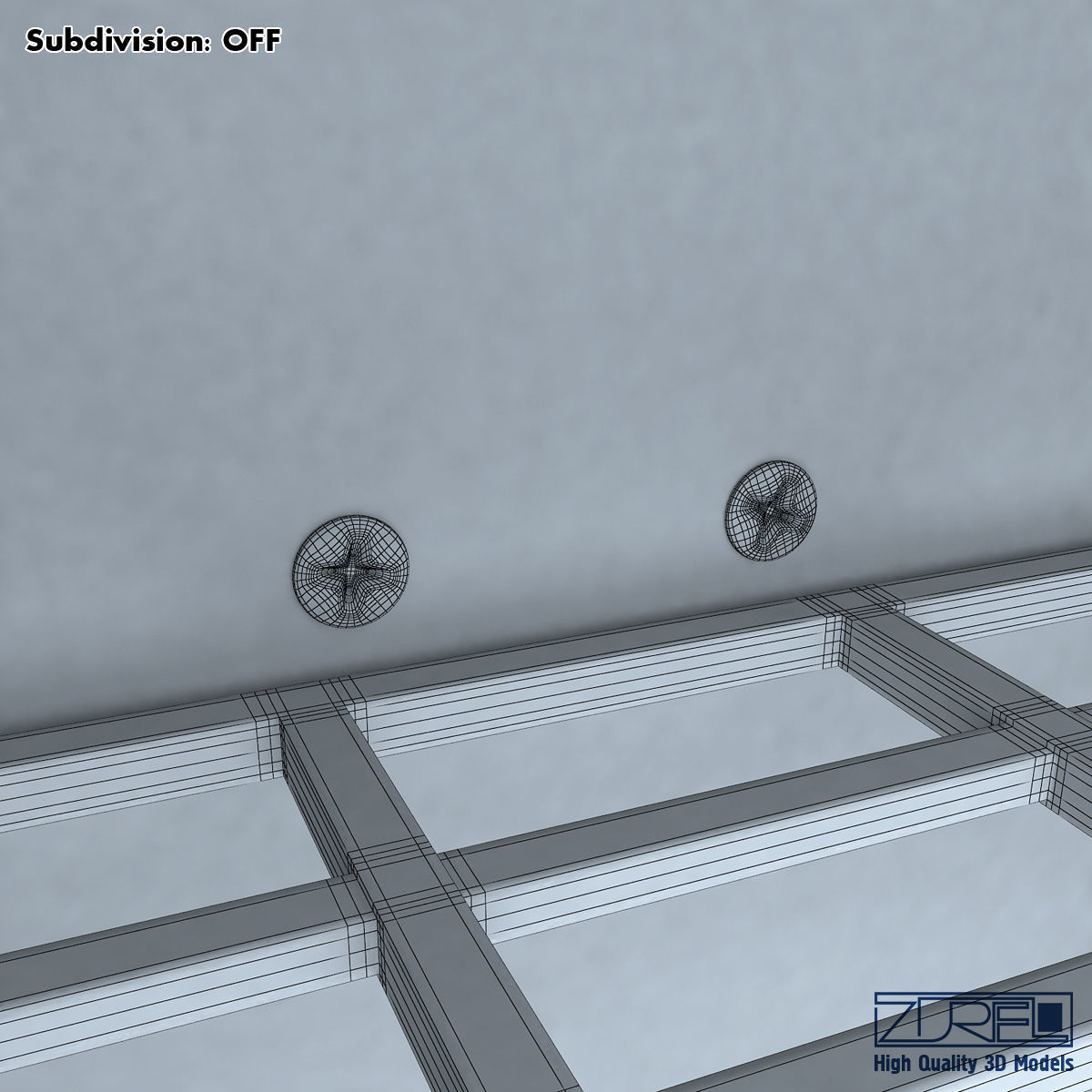 Mini fridge 3D model_21