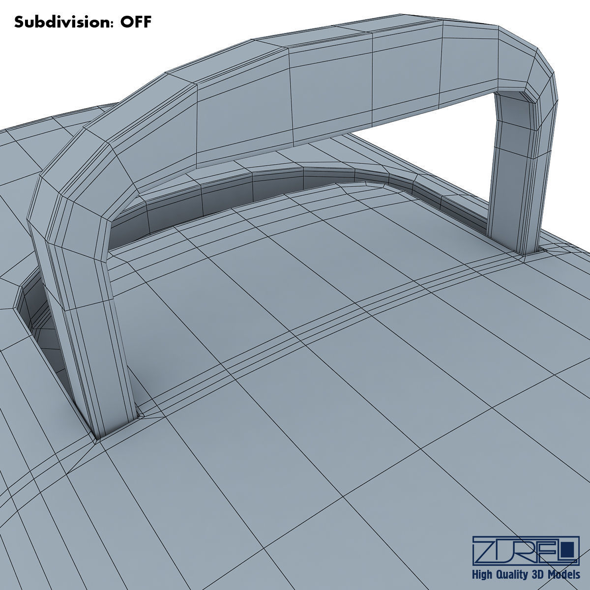 Mini fridge 3D model_19