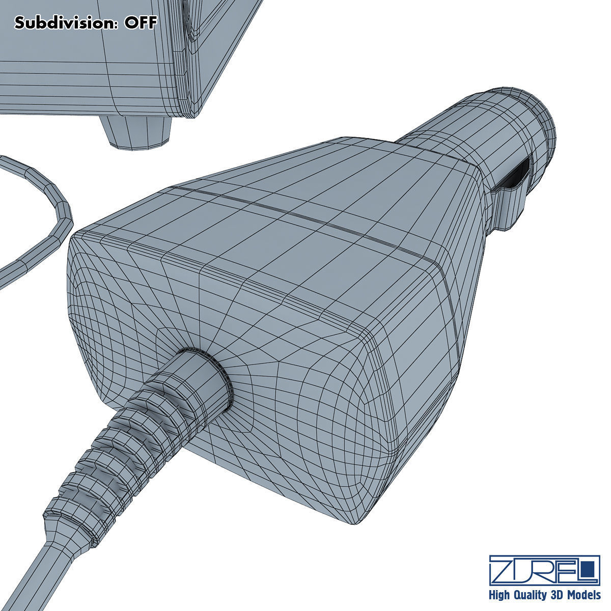 Mini fridge 3D model_25