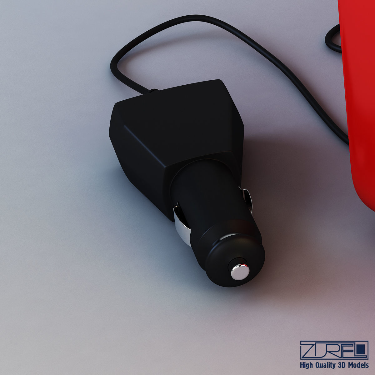 Mini fridge 3D model_7