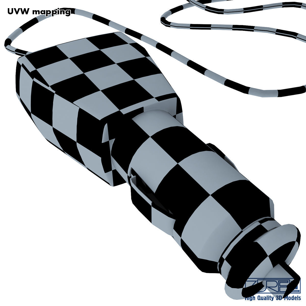 Mini fridge 3D model_32