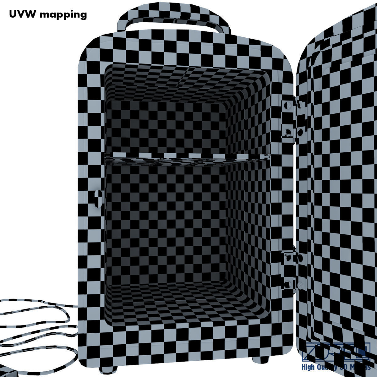 Mini fridge 3D model_31