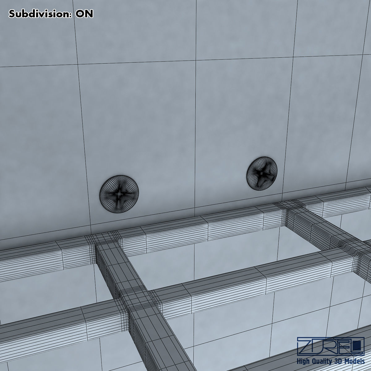 Mini fridge 3D model_20