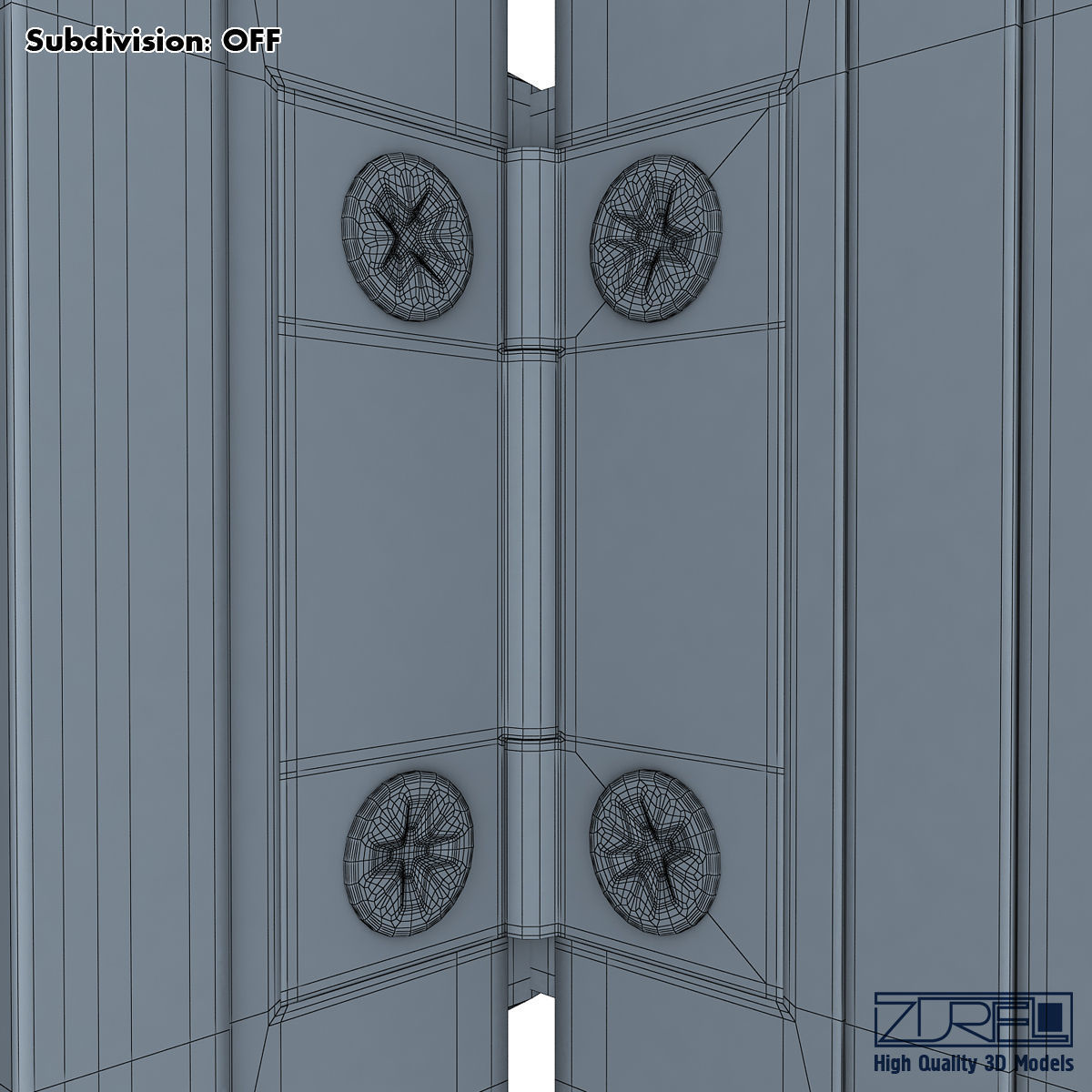 Mini fridge 3D model_23