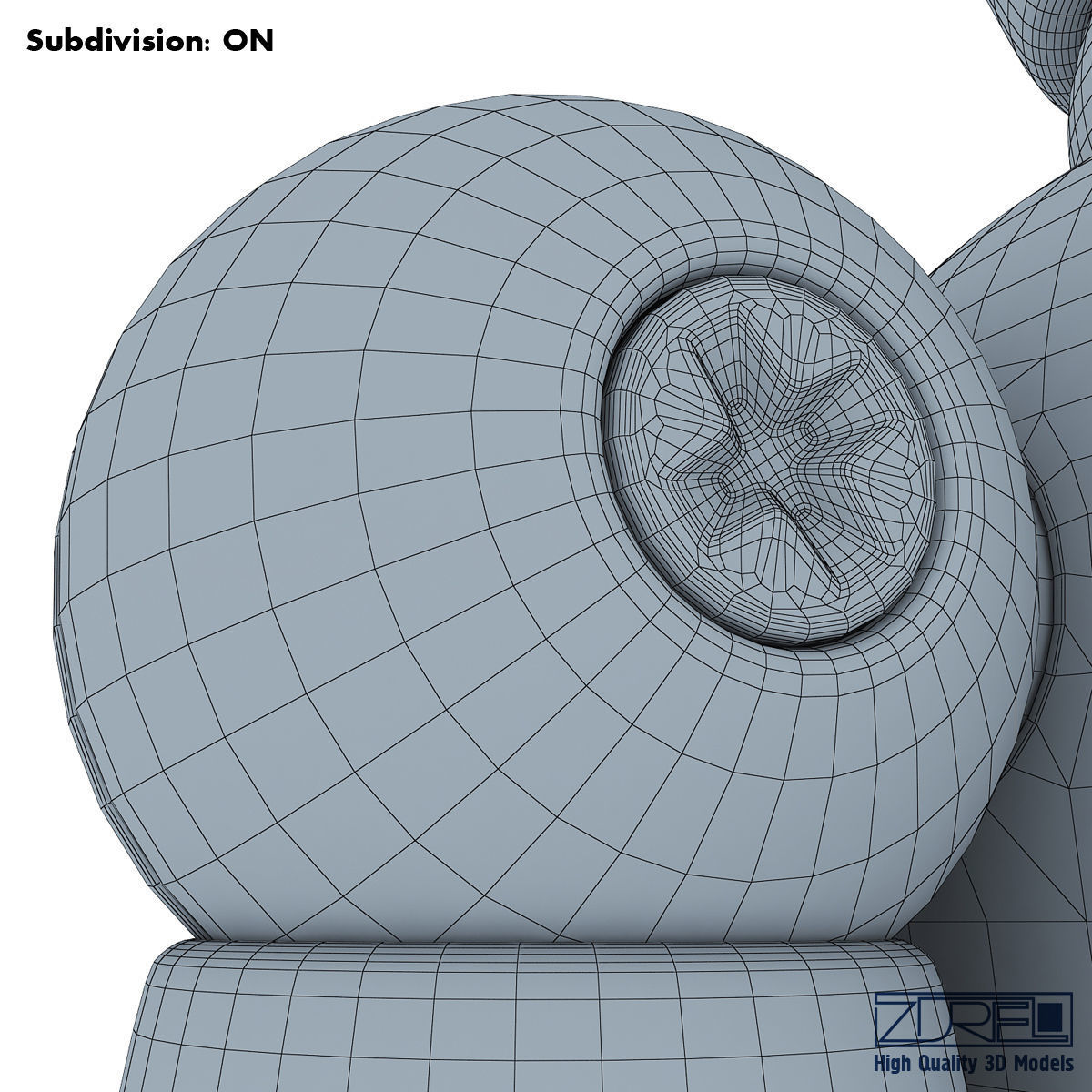 Human figure from 3D model_8