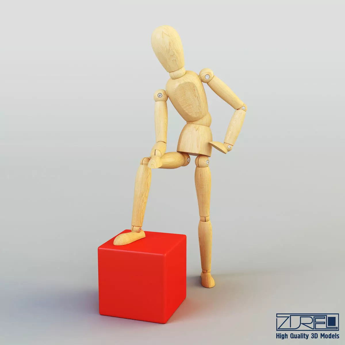 Human figure from 3D model_0