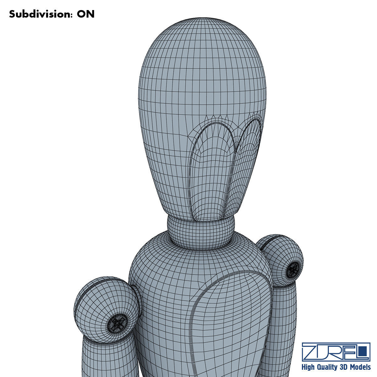 Human figure from 3D model_7