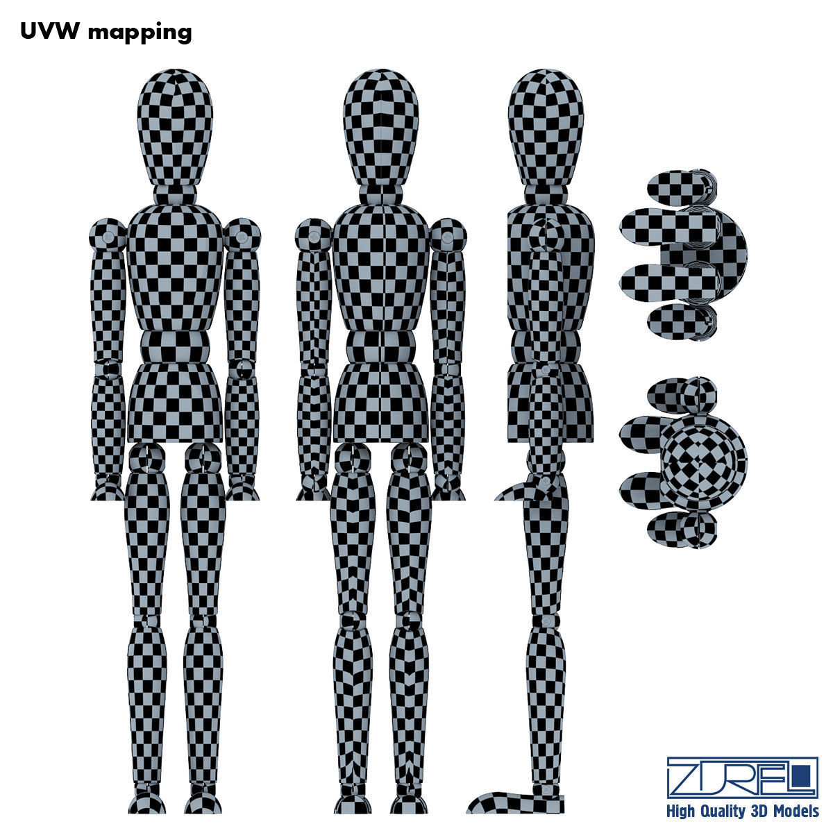 Human figure from 3D model_16