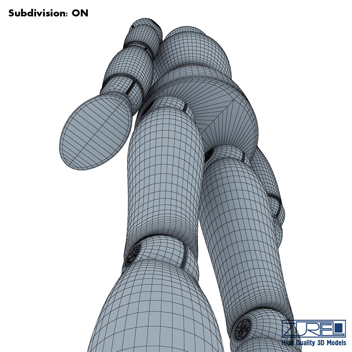 Human figure from 3D model_14