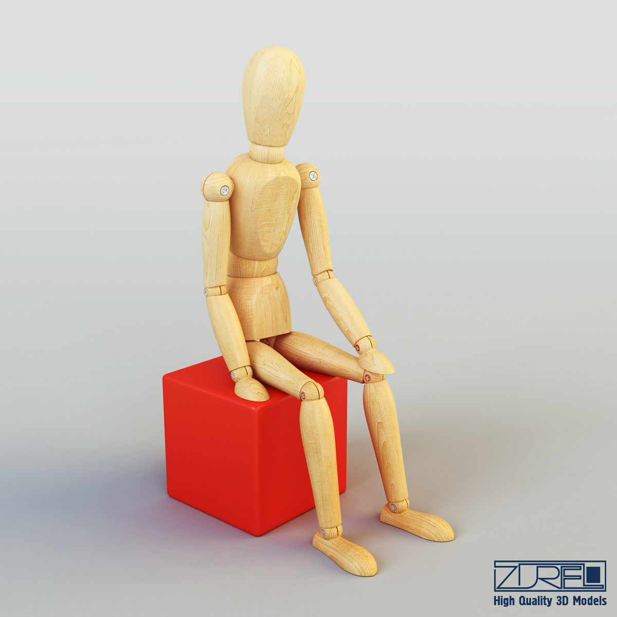 Human figure from 3D model_2