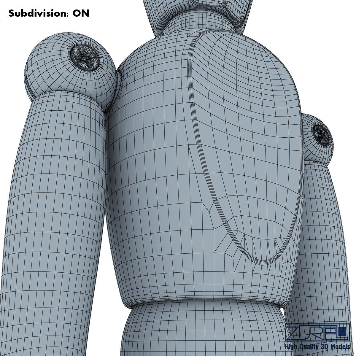 Human figure from 3D model_9