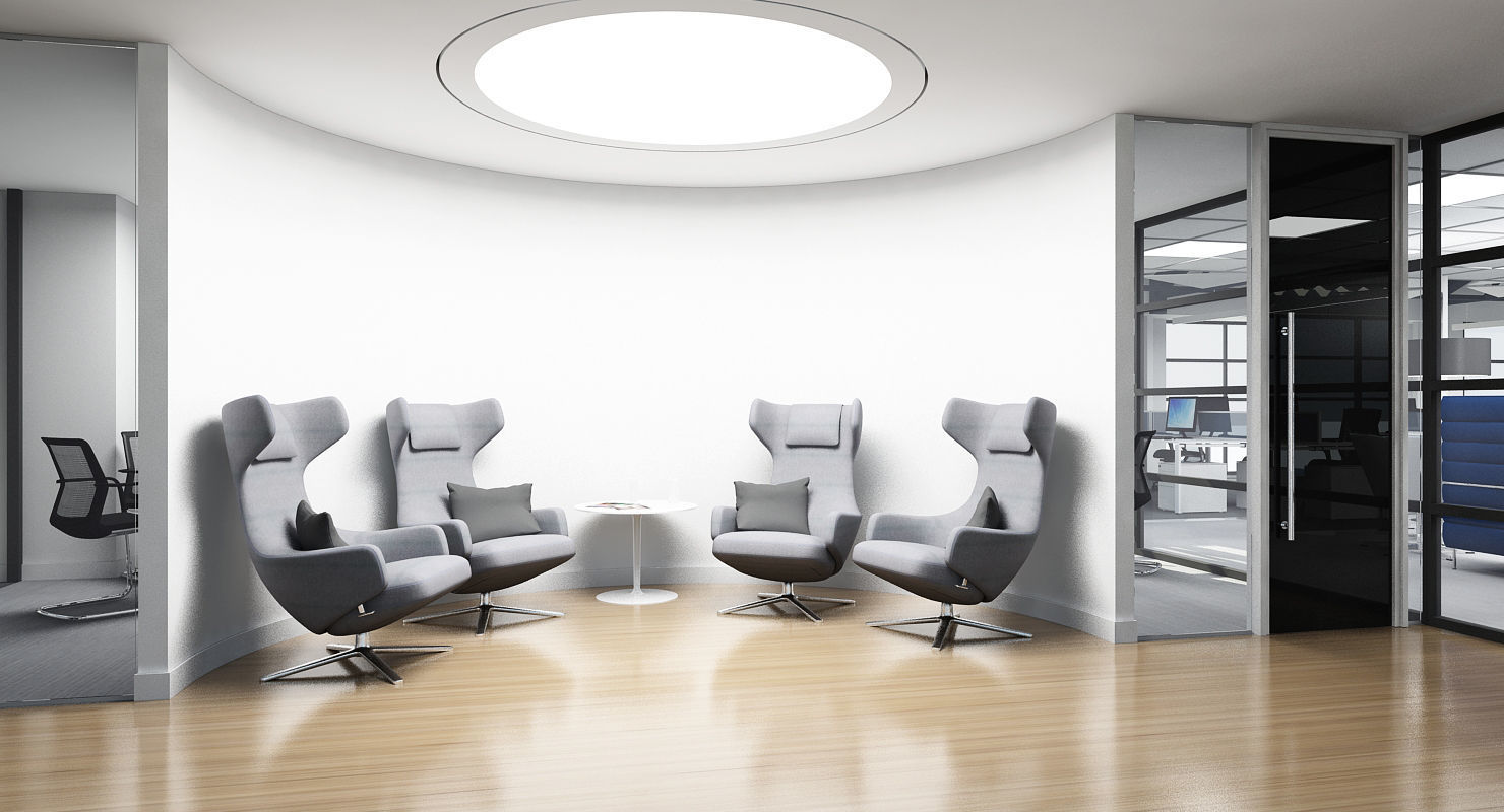 Full Office Interior 8 3D model_6