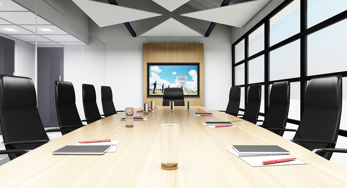 Full Office Interior 8 3D model_9