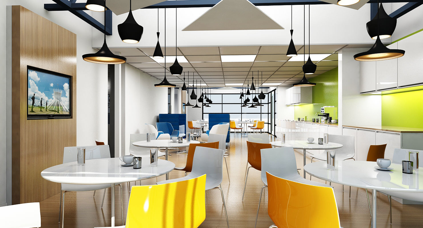 Full Office Interior 8 3D model_3