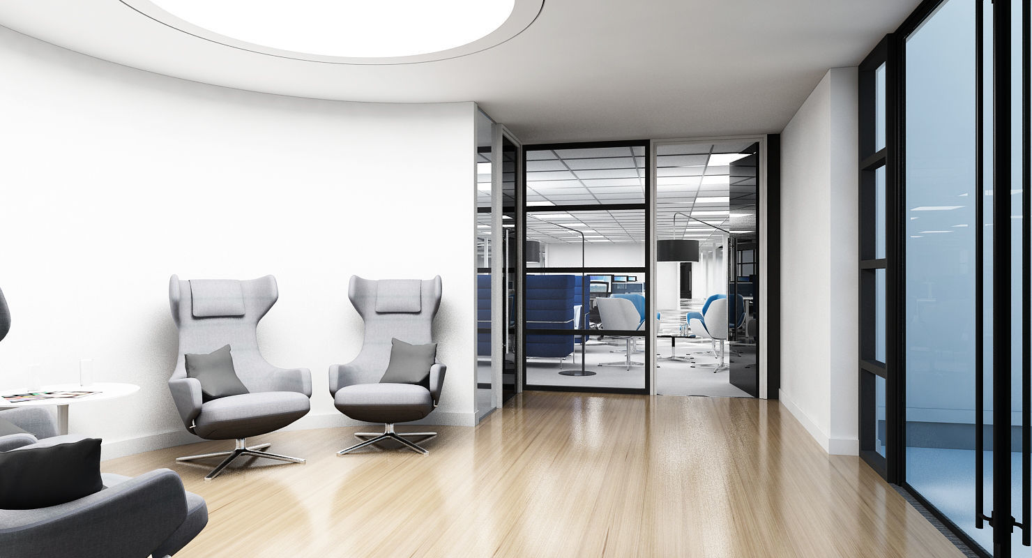 Full Office Interior 8 3D model_8