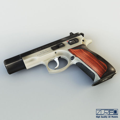 CZ 75 Low Poly v 1 Low-poly 3D model