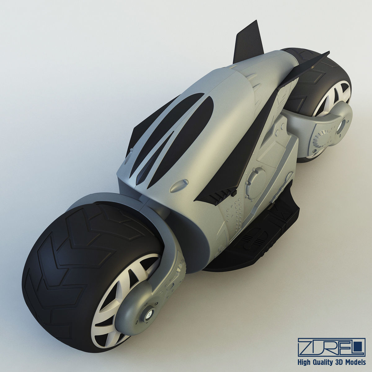 Cyber cycle 3D model_2