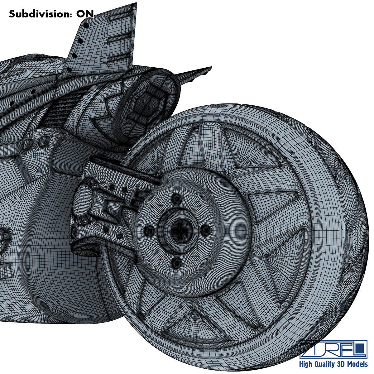 Cyber cycle 3D model_20
