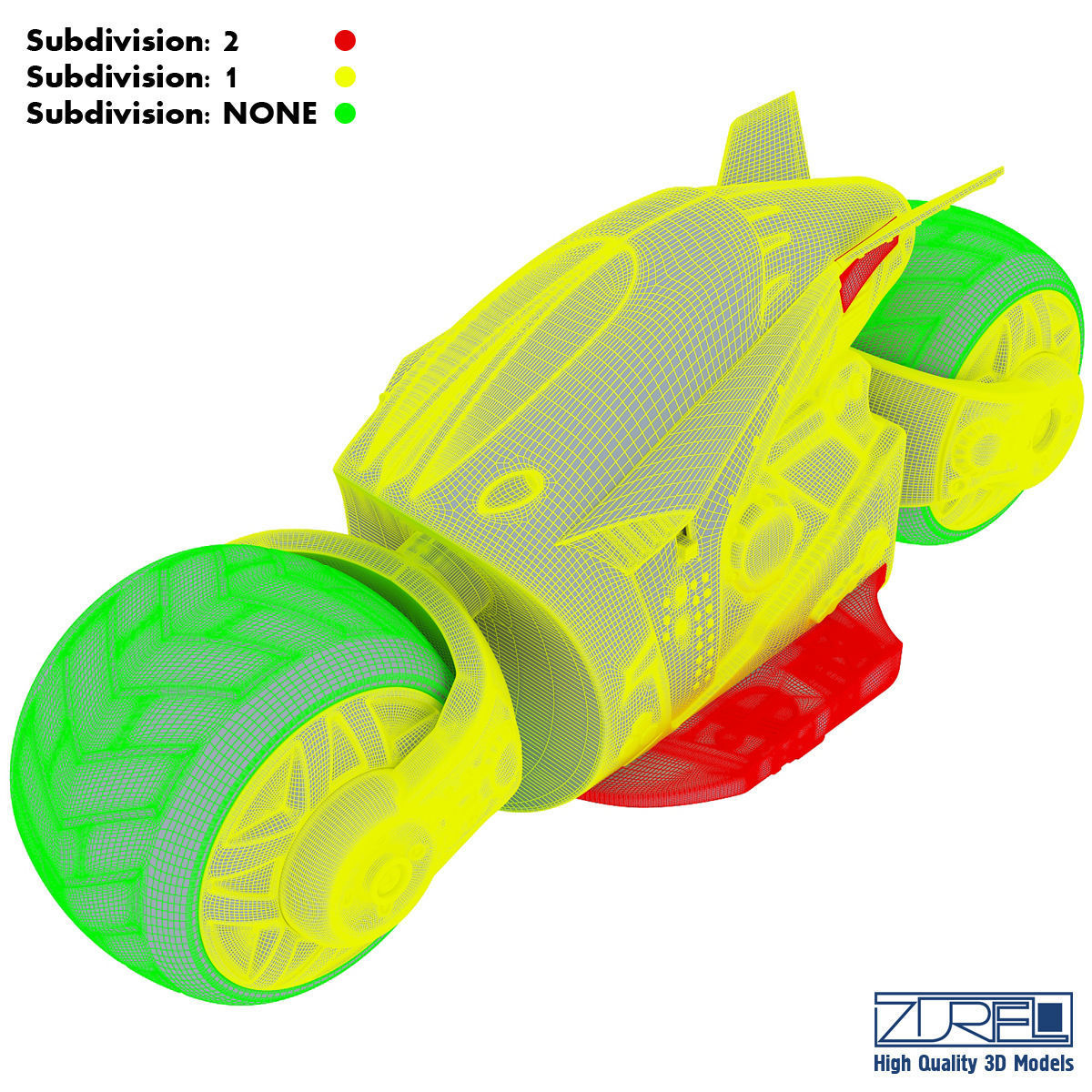 Cyber cycle 3D model_26