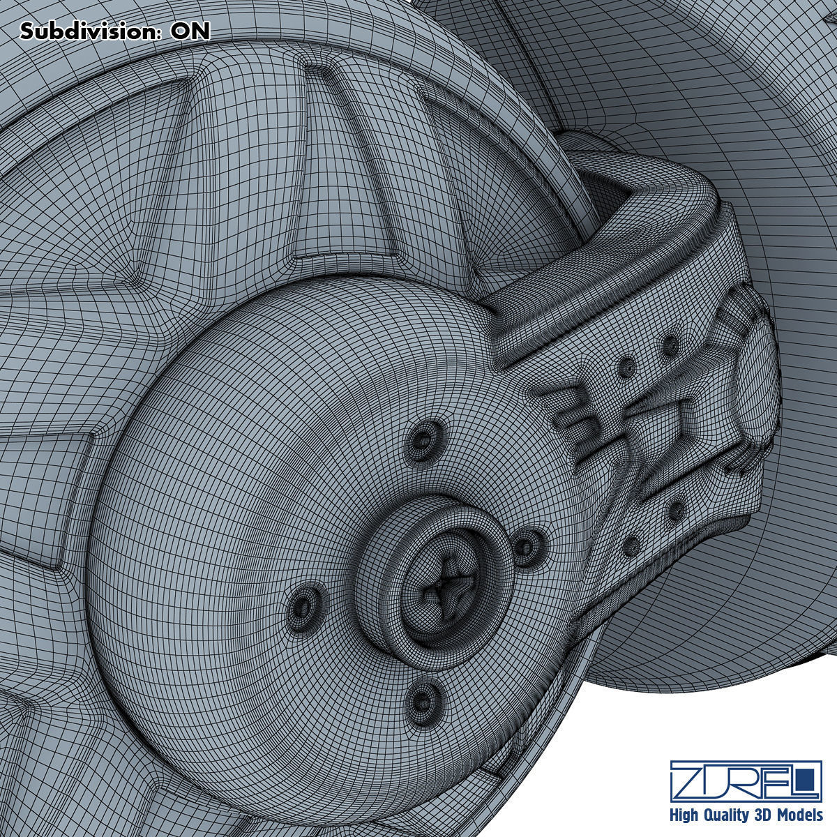 Cyber cycle 3D model_24