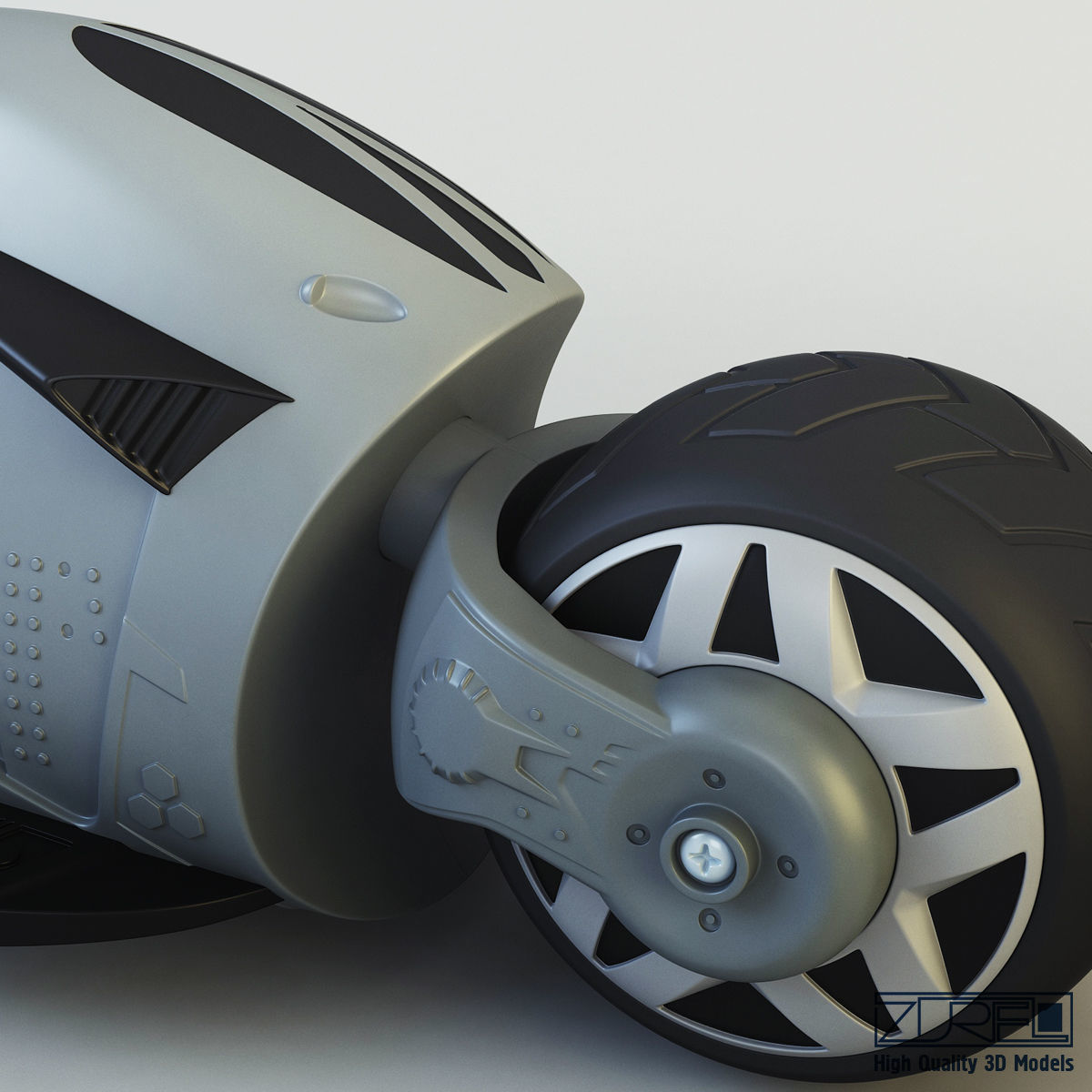 Cyber cycle 3D model_8