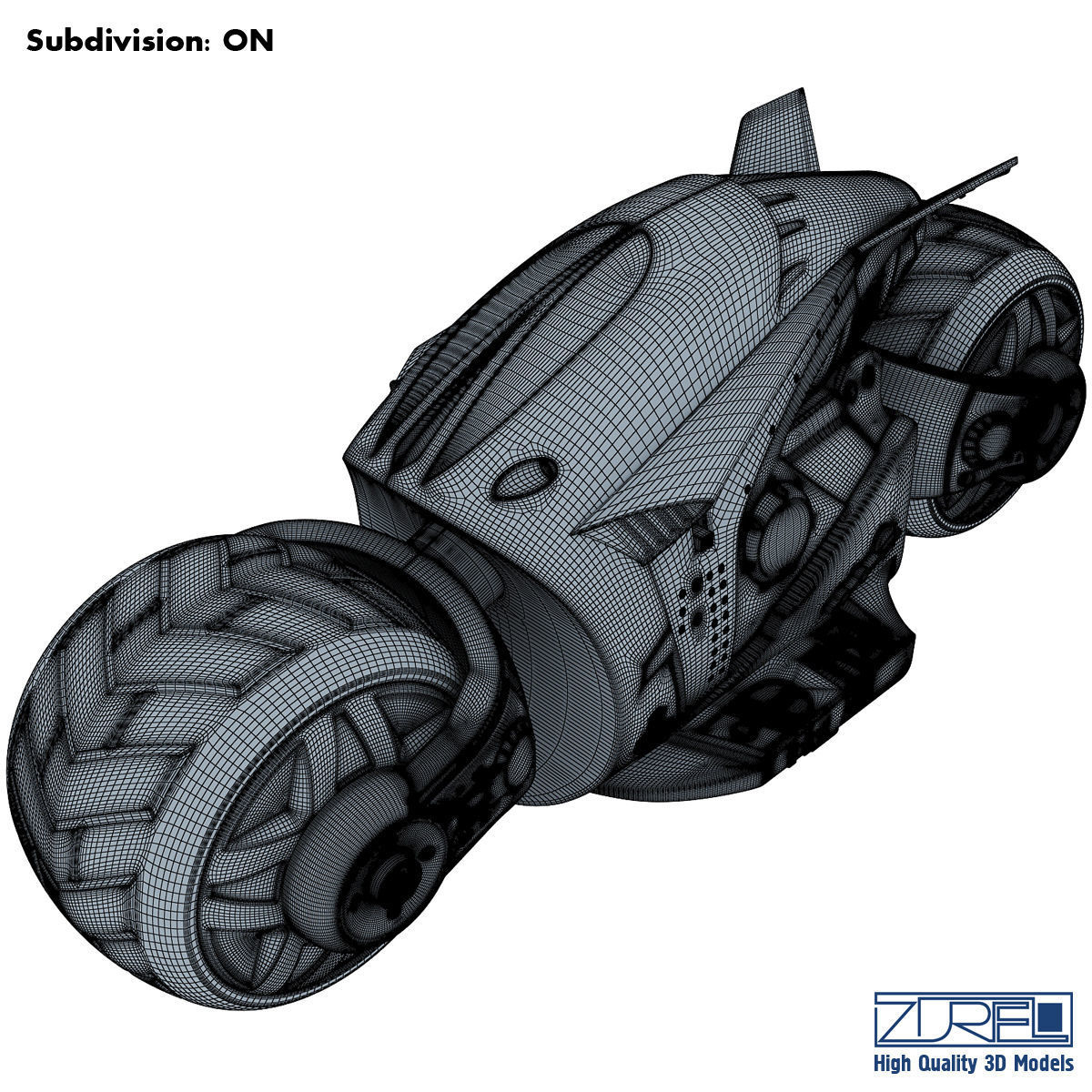 Cyber cycle 3D model_10