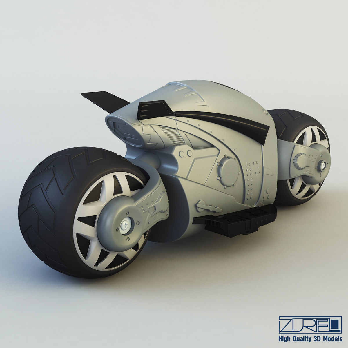 Cyber cycle 3D model_1