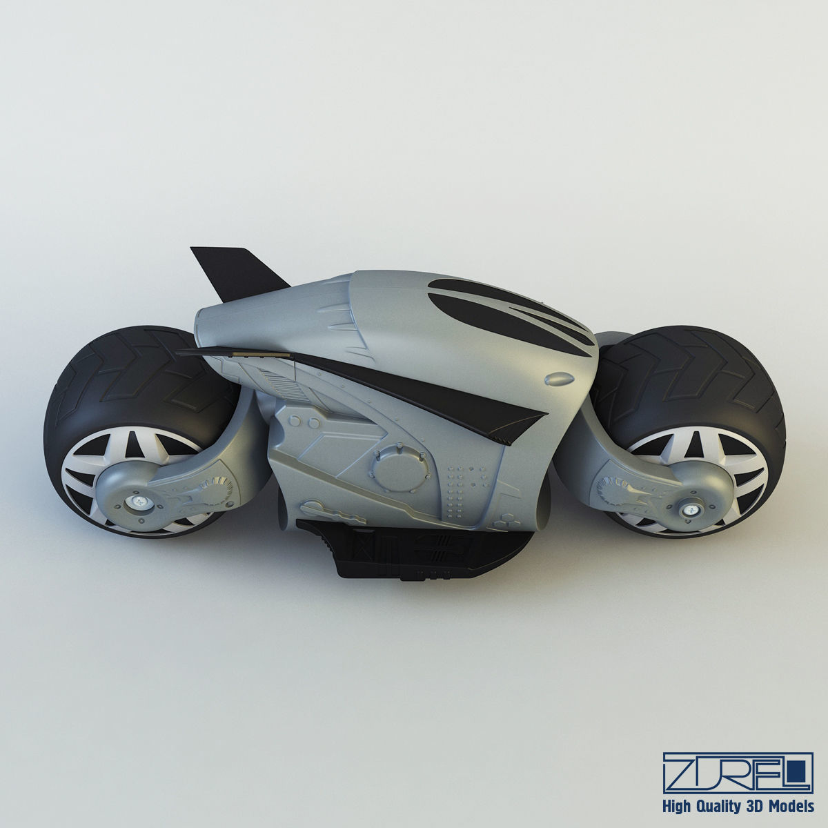 Cyber cycle 3D model_4