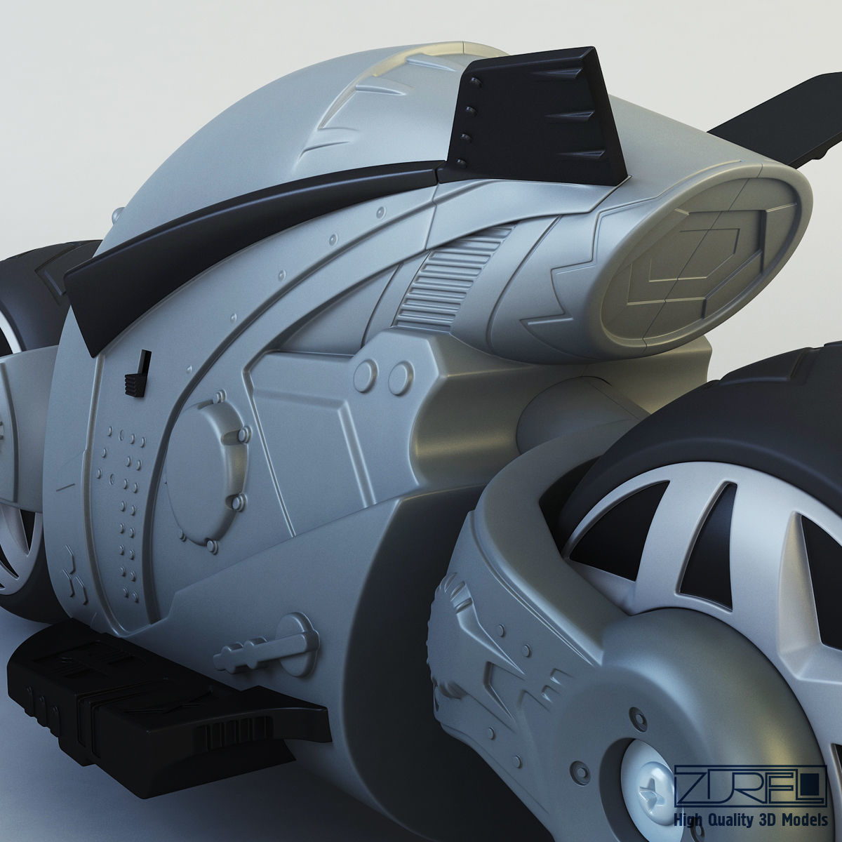 Cyber cycle 3D model_9